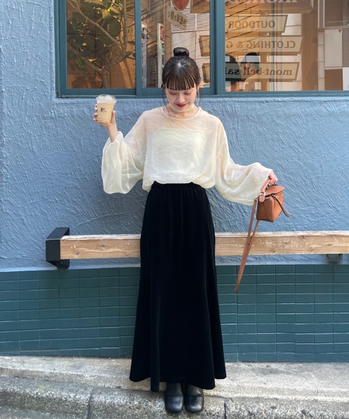 hinari（ヒナリ） スカート ベロアマーメードスカート : ZOZOTOWN