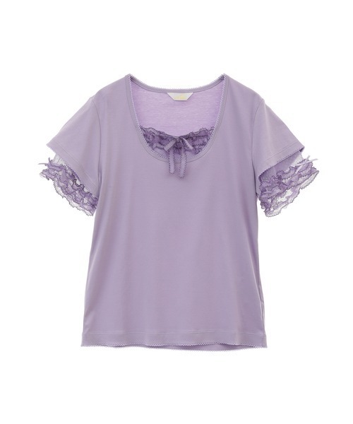 「PINK HOUSE」 半袖カットソー MEDIUM ブルー レディース