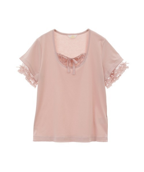 「PINK HOUSE」 半袖カットソー MEDIUM ブルー レディース