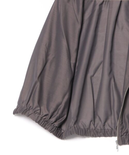 「Honeys」 「GLACIER」ジップアップブルゾン M グレイッシュベージュ レディース_画像3