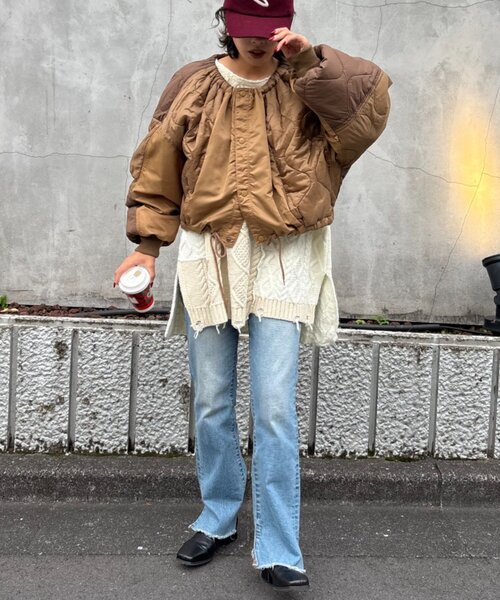 etsinta（エシンタ） ブルゾン アウター 「etsinta」リメイク