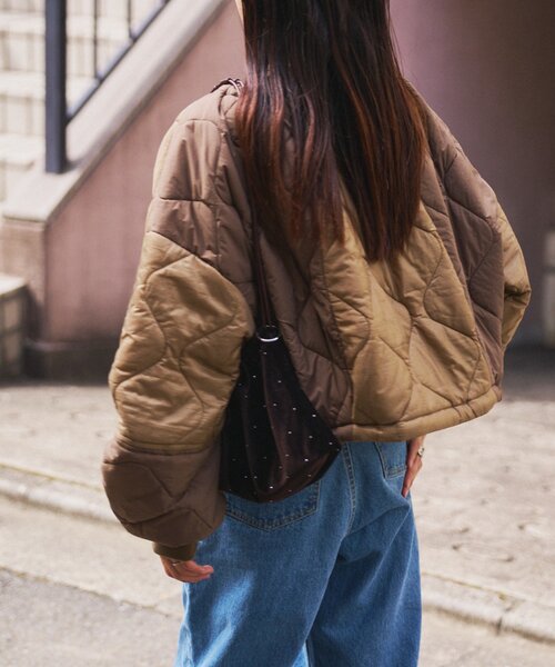 etsinta リメイクキルティングコクーンジャケット etsinta】リメイクキルティングコクーンジャケット | CIAOPANIC TYPY