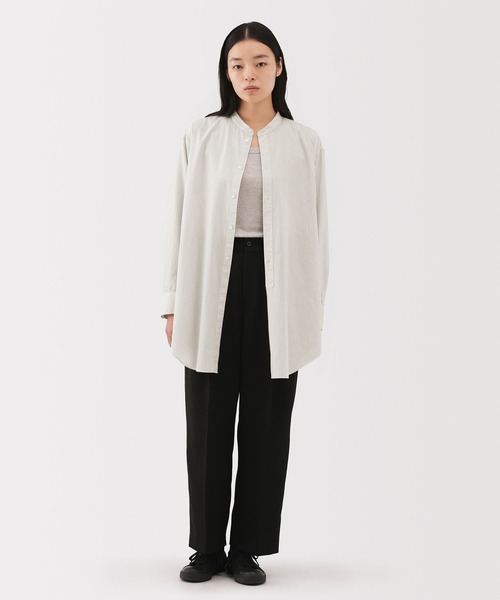 MUJI Labo チュニック 「MUJI Labo」婦人 ポプリンリラックスフィット
