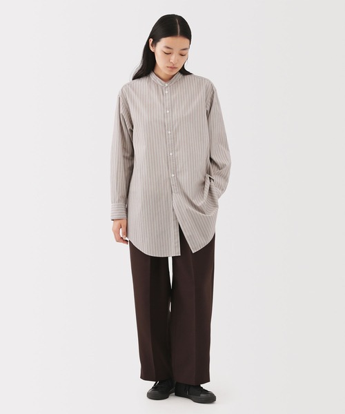 MUJI Labo チュニック 「MUJI Labo」婦人 ポプリンリラックスフィット