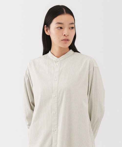MUJI Labo チュニック 「MUJI Labo」婦人 ポプリンリラックスフィット