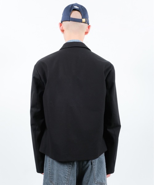 ジャケット テーラードジャケット COMPACT TAILORED JACKET メンズ レディースの画像