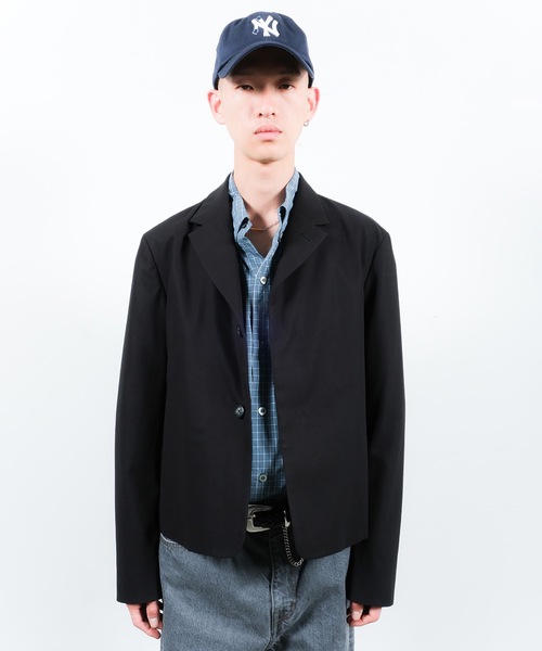 ジャケット テーラードジャケット COMPACT TAILORED JACKET メンズ レディースの画像