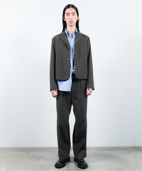 ジャケット テーラードジャケット COMPACT TAILORED JACKET メンズ レディースの画像