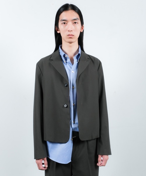 ジャケット テーラードジャケット COMPACT TAILORED JACKET メンズ レディースの画像