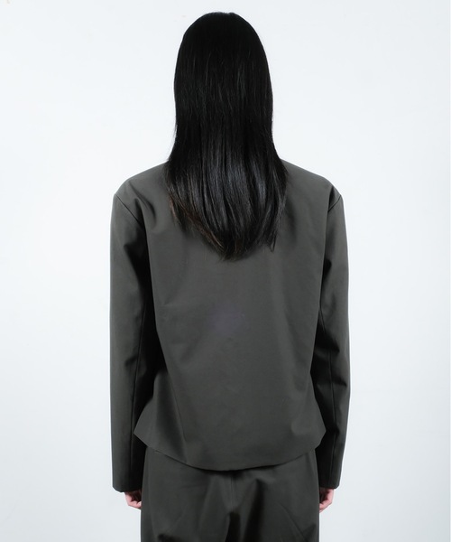 ジャケット テーラードジャケット COMPACT TAILORED JACKET メンズ レディースの画像