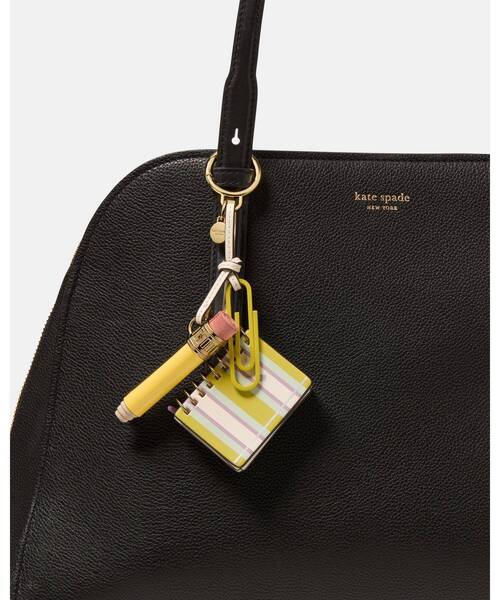 kate spade ケイトスペード　チャーム　キーホルダー　ブラック　ドット KA057_960