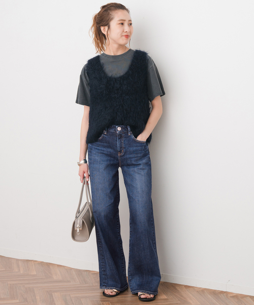 Spick＆Span（スピック アンド スパン） ワイドパンツ ジーンズ デニム
