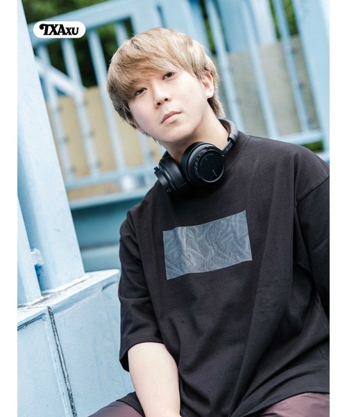 TXA tシャツ AICON Printed T-shirt Black メンズ レディース