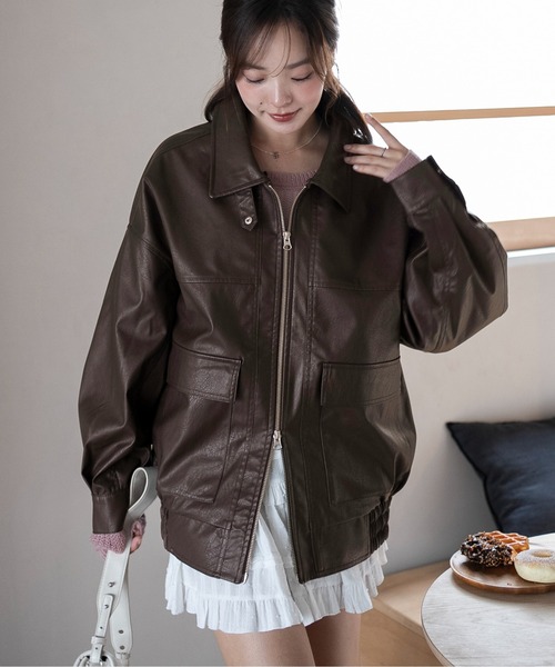 WEGO（ウィゴー） ブルゾン アウター WEGO/「25年秋冬新作」ファー襟