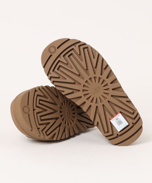 「UGG」 フラットサンダル 8 ブラウン レディース_画像3