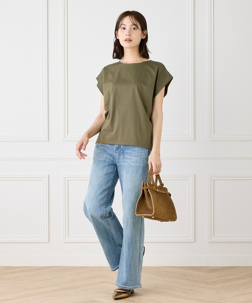 INED（イネド） tシャツ 半袖 ショートスリーブコクーントップス 