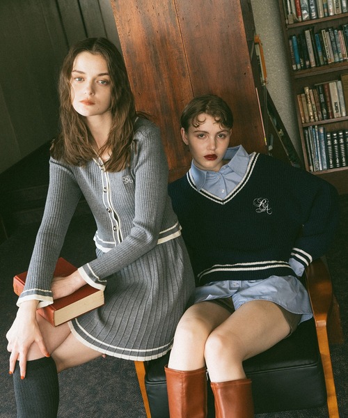 REDYAZEL（レディアゼル） セットアップ ラインスキームニット