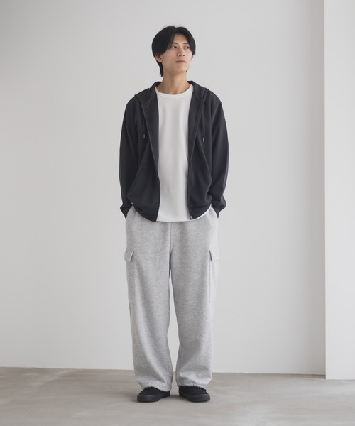 NAVY カーゴパンツ スウェットカーゴパンツ メンズ レディース