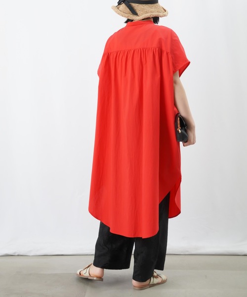 「LUCA/LADY LUCK LUCA」 半袖ワンピース FREE レッド レディース_画像5