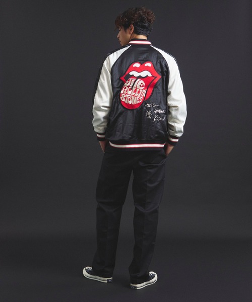 JACKROSE（ジャックローズ） スカジャン B-TRS-Lips＆Tongue