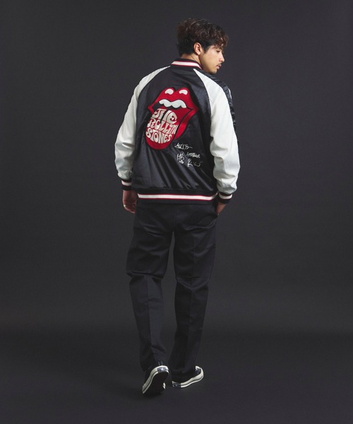 JACKROSE（ジャックローズ） スカジャン B-TRS-Lips＆Tongue