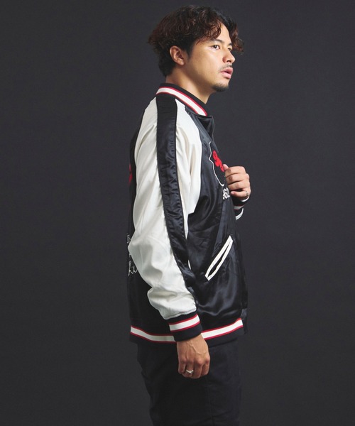 JACKROSE（ジャックローズ） スカジャン B-TRS-Lips＆Tongue