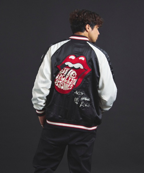 JACKROSE（ジャックローズ） スカジャン B-TRS-Lips＆Tongue