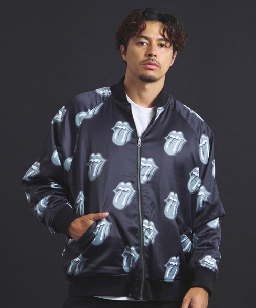 JACKROSE（ジャックローズ） スカジャン B-TRS-Lips＆Tongue