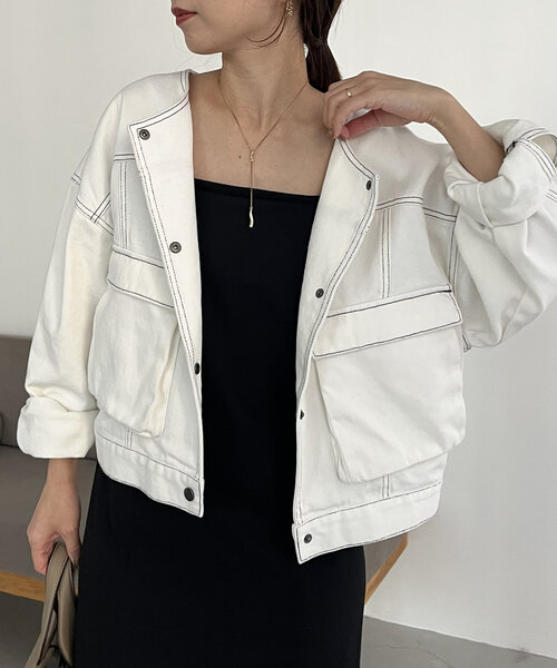 CAPRICIEUX LE'MAGE 「CAPRICIEUX LE'MAGE」 デニムジャケット FREE