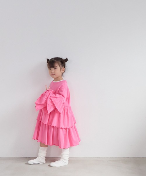 LOWRYS FARM（ローリーズファーム） ワンピース フリルティアードミニ