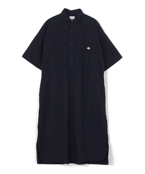 Danton（ダントン） シャツワンピース 36 ネイビー レディース