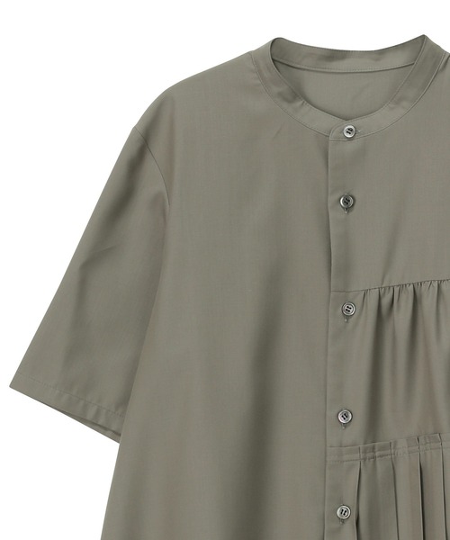「ZUCCa」 半袖ブラウス M size ホワイト レディースの画像