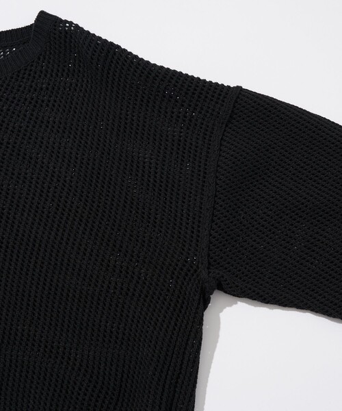 「HINSON」 長袖ニット LARGE オリーブ メンズ_画像5