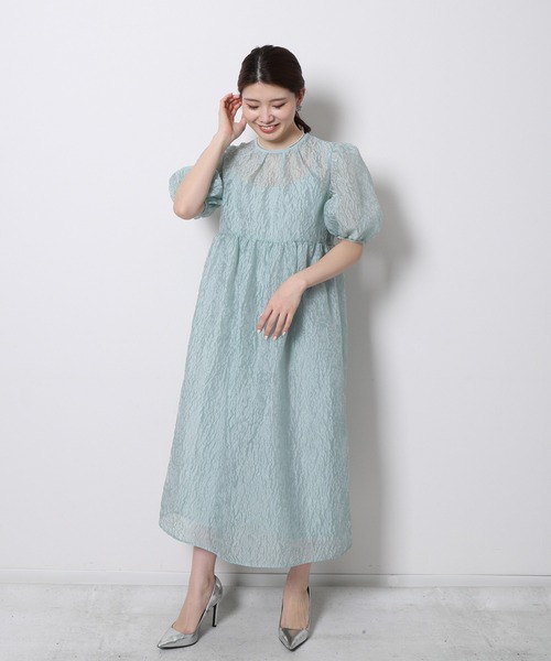 「Re.Verofonna」 半袖ワンピース MEDIUM ブラック レディース_画像2