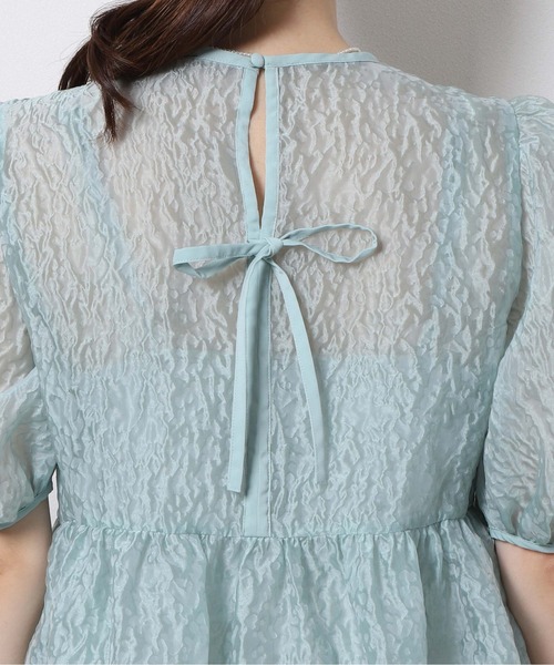 「Re.Verofonna」 半袖ワンピース MEDIUM ブラック レディース_画像7