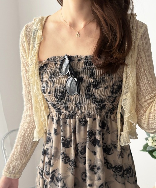 「Amulet」 キャミソールワンピース S ピンク レディース_画像3