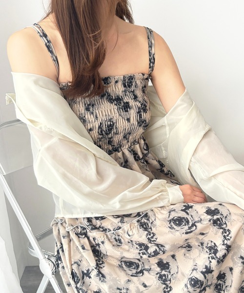 「Amulet」 キャミソールワンピース S ピンク レディース_画像4