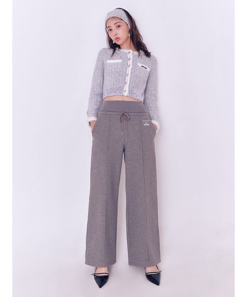 LILY BROWN×MARY QUANT スウェットパンツ グレー LILY BROWN（リリーブラウン） パンツ 「LILY BROWN×MARY QUANT