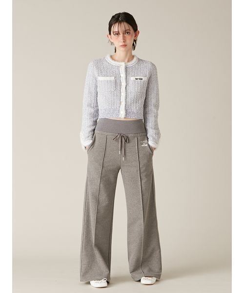 LILY BROWN×MARY QUANT スウェットパンツ グレー LILY BROWN（リリーブラウン） パンツ 「LILY BROWN×MARY QUANT
