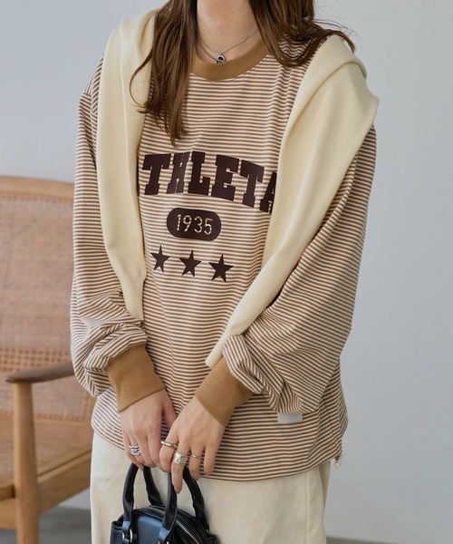ATHLETA（アスレタ） tシャツ 「 」ボーダーロングスリーブフロッキー