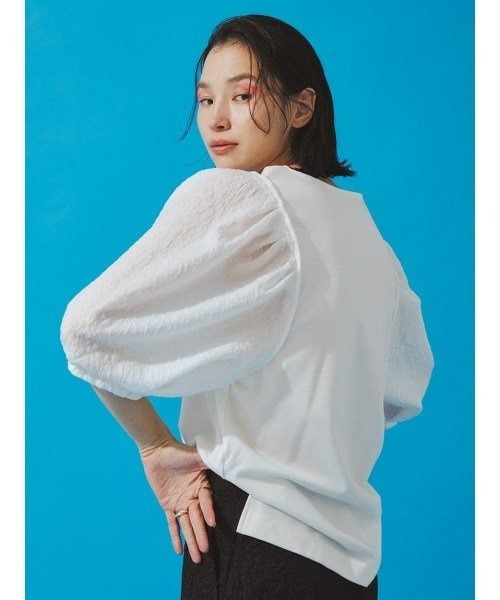 「styling/」 半袖カットソー FREE ブラック レディース_画像2