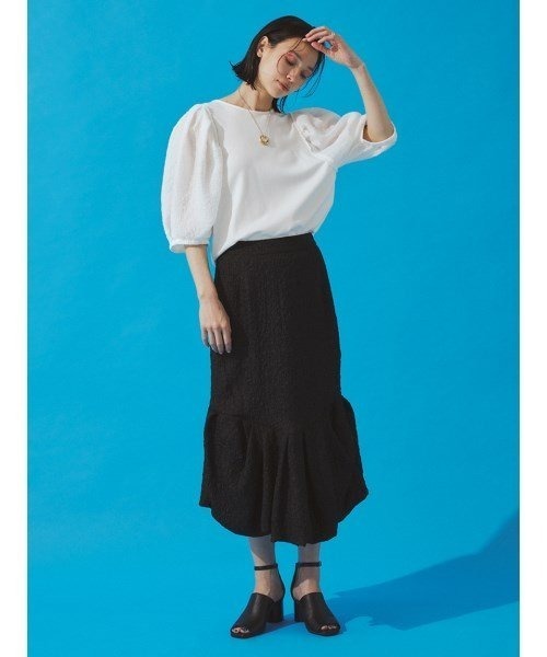 「styling/」 半袖カットソー FREE ブラック レディース_画像3