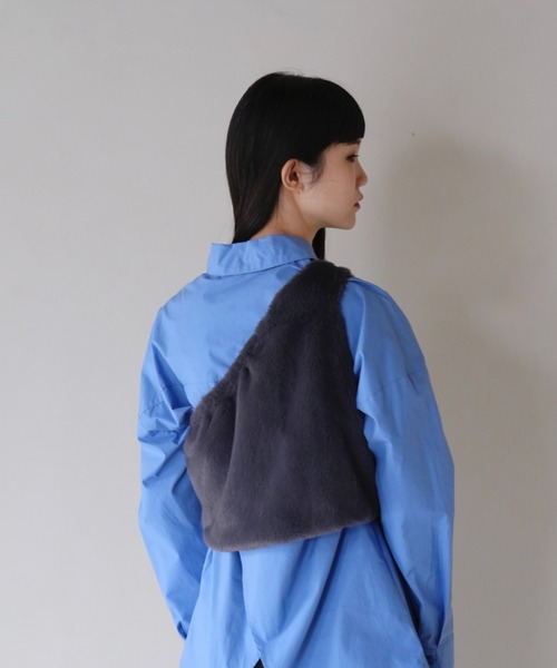 「Uenui」 ノースリーブトップス FREE ライトグレー レディース_画像3