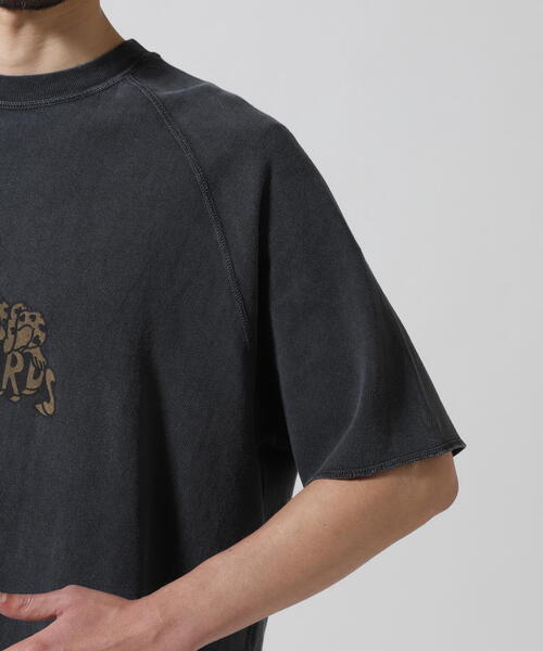 「REMI RELIEF」 半袖Tシャツ L ブラック メンズの画像