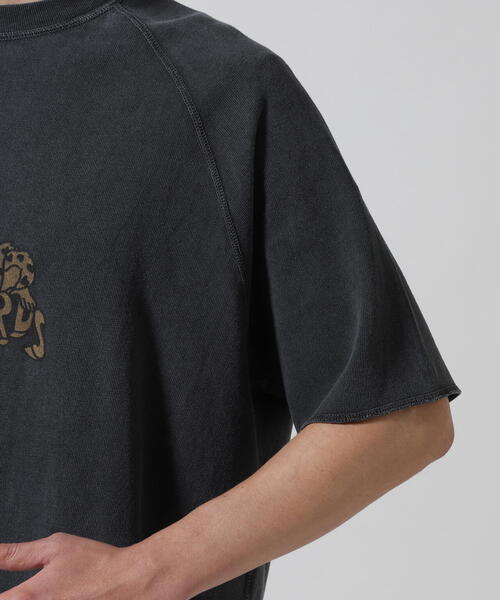 「REMI RELIEF」 半袖Tシャツ L ブラック メンズの画像