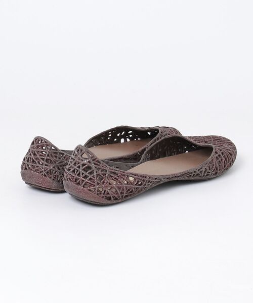 「melissa」 フラットパンプス「campanaコラボ」 37 ブラウン レディース_画像2