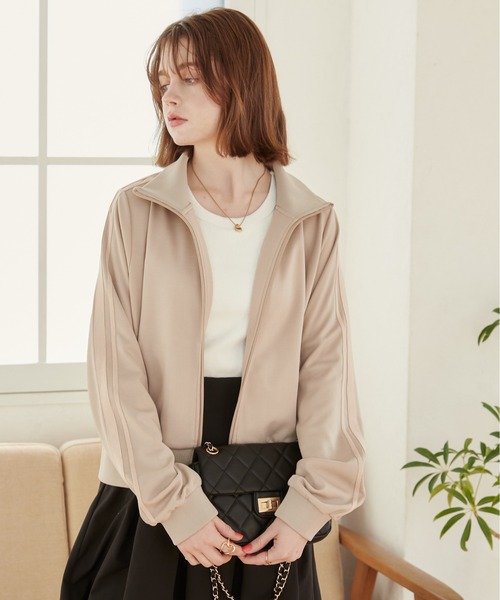 「ANGIE」 ブルゾン FREE ベージュ レディース_画像4