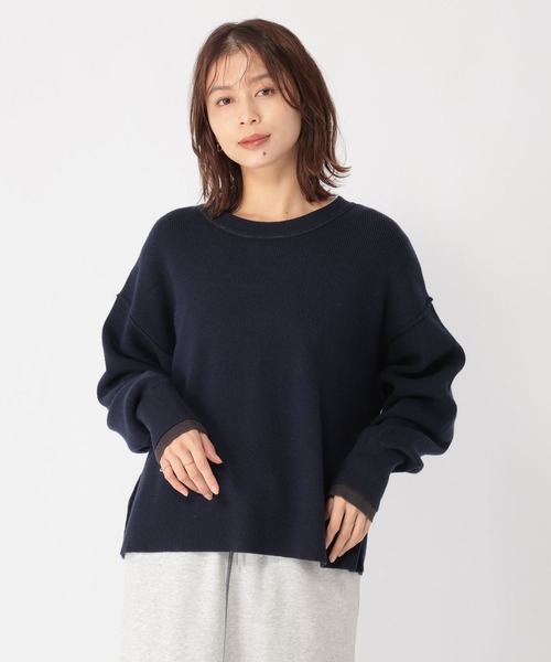 studio CLIP（スタディオクリップ） ニット セーター 12ゲージ配色