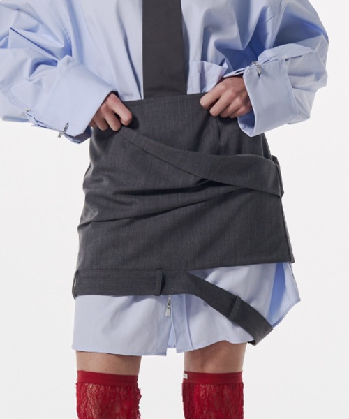 JOSE MOON（ジョゼムーン） スカート LOW WEST CUTTING MINI SKIRT