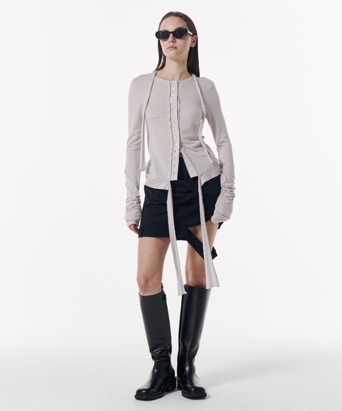 JOSE MOON（ジョゼムーン） スカート LOW WEST CUTTING MINI SKIRT